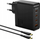 Karikues muri Mcdodo GaN 100W, 3x USB C 1x USB A, me kabllo 2m, i zi