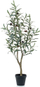 Bimë artificiale VidaXL Olive Tree, 90 cm, vazo plastike, jeshile