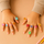 Set unaza për kalamaj Beauty, 50 copë, shumëngjyrëshe