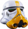 Helmë koleksionare Hasbro Star Wars The Black Series Artillery Stormtrooper, elektronike, për të rritur, e bardhë me të verdhë