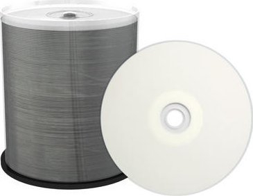 Disk CD-R MediaRange MRPL513, 700MB, 52x, 100 copë, i bardhë