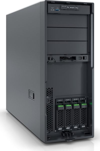 Server tower Fujitsu PRIMERGY TX1330 M6, Intel Xeon E-2456 3.3GHz, pa disk, i zi