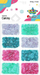 Rruaza dekorative Titanum Round Sequins 6mm, set me 4 ngjyra, 8x3g