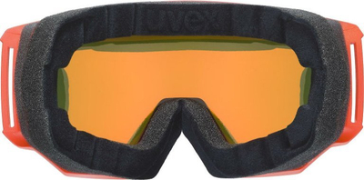 Syze bore UVEX Athletic FM, xhama mirror portokalli, Fierce Red mat