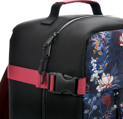 Çantë shpine Meteor Hermod 16877, 20L, poliester 600D, e zezë