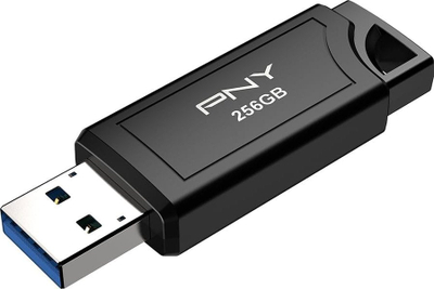 USB PNY PRO Elite V3, 256GB, USB 3.2 Gen 2, e zezë