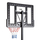 Kosh basketbolli Nils Extreme ZDK321, lartësia i rregullueshëm 150 305 cm, diametri i unazës 45 cm, i zi