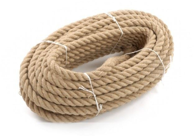 Litar jute Linotech 14 mm, 20 m, ngjyrë natyrale