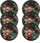 Set nape tavoline Bertoni Table Mat, 6 copë, të rrumbullakëta 33 cm, dizajn Bouquet