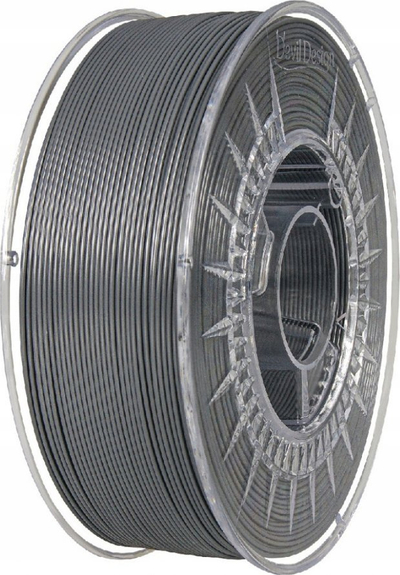 Filament 3D ASA Devil Design, 1.75mm, 1kg, gri e errët