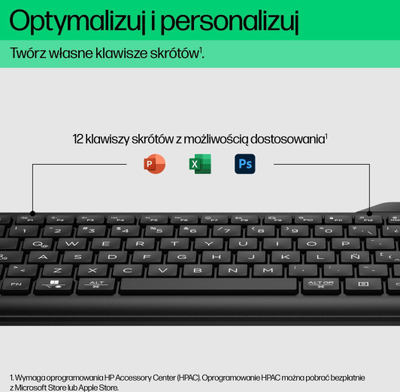 Tastierë HP, wireless, UK, e zezë