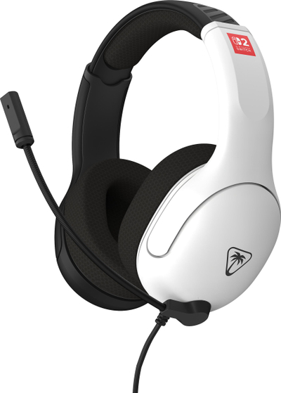 Kufje gaming Turtle Beach Airlite Fit, me kabllo, mikrofon me heqje zhurme, bardhë e zi