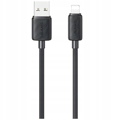 Kabllo USB Usams KY Series US-SJ689, USB A në Lightning, 1m, 2.4A, e zezë
