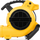 Fshesë kopshti DeWalt Quiet Blower, 130W, 3 shpejtësi, e verdhë