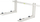 Mbajtëse palosëse për kondicioner Rodigas MS230, 42 cm, mban deri 100 kg, RAL9002