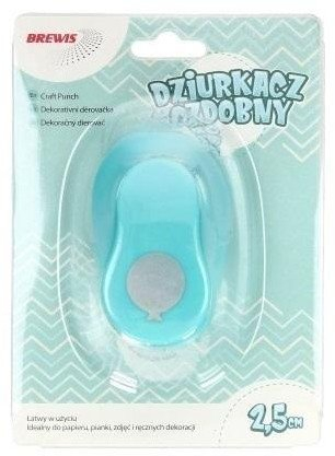 Shpuese dekorative për letër “Balloon”, 2.5 cm, ngjyra të përziera