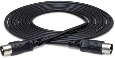 Kabëll MIDI Hosa MID-325BK Standard, 2.5m, i zi