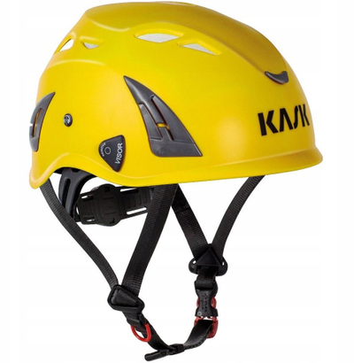 Helmetë mbrojtëse Kask Superplasma AQ, profesionale, e verdhë