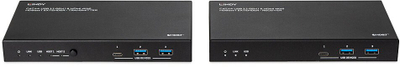 Extender Lindy HDBaseT, 100m, USB 3.2 Gen 1 dhe HDMI 4K60, i zi