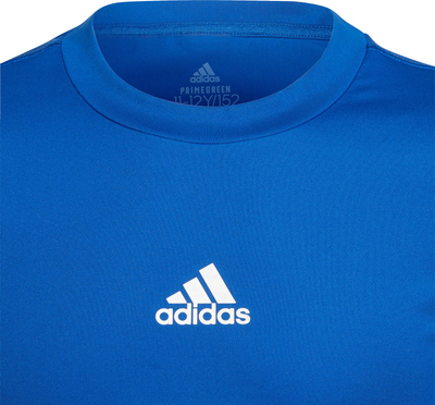Bluzë sportive për kalamaj adidas Techfit Compression Jr H23155, me mëngë të gjata, kompresion, blu