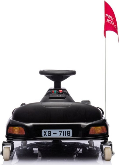 Makinë elektrike për kalamaj Racing Drifter, motor 180W, bateri 24V, e zezë