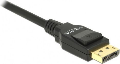 Kabllo Delock DisplayPort - HDMI, 3m, e zezë