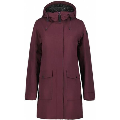 Parka për goca Icepeak Alpena, e papërshishme nga uji, me kapuç, me ngjyrë vjollcë