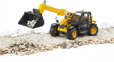 Makinë lodër Bruder Professional Series CAT Telehandler (02141), i verdhë