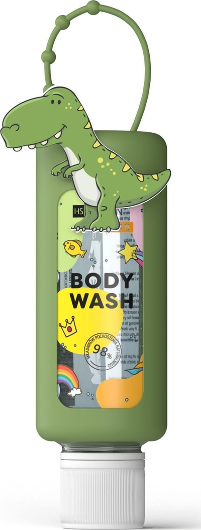 Xhel dushi për kalamoj Hiskin Kids Body Wash Dino, 75 ml