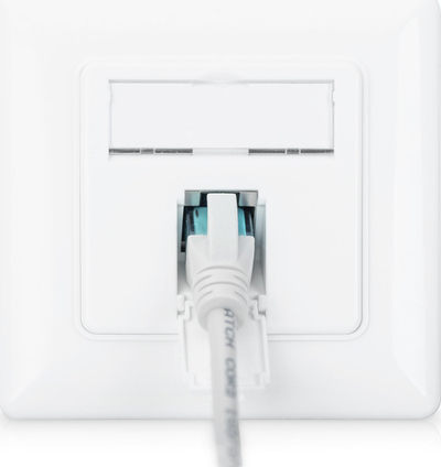 Prizë rrjeti Digitus CAT 6A Class EA, 1x RJ45, deri 10GBase T, e bardhë