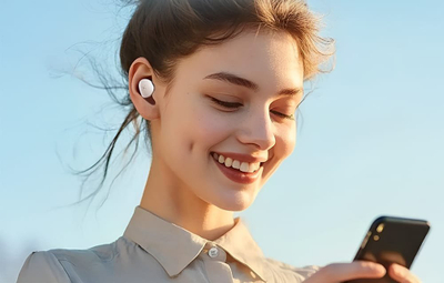 Kufje TWS Vention Tiny T17, Bluetooth 5.3, bateri gjer në 20 orë, rozë