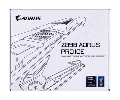 Pllakë amë Gigabyte Z890 Aorus Pro Ice, DDR5, PCIe 5.0, e bardhë