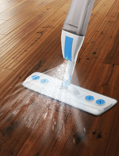 Mop me spruco Esperanza Perfect Clean EHS003, rezervuar 600ml, mikrofibër, gri