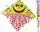Fluturake ARTYK Kite 70cm 125102, poliester, me dorezë, shumëngjyrëshe