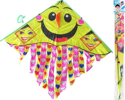 Fluturake ARTYK Kite 70cm 125102, poliester, me dorezë, shumëngjyrëshe