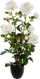 Bimë artificiale Atmosphera Shrub Rose, 74 cm, në vazo, e kuqe