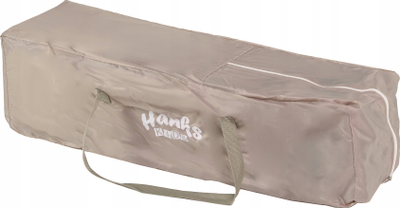 Патен кревет за деца Hanks Kids Travel Cot Simple, со тркала, беж