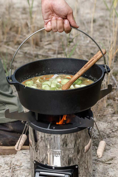 Pllakë grilli Petromax, për Rocket Stove, çelik, e zezë