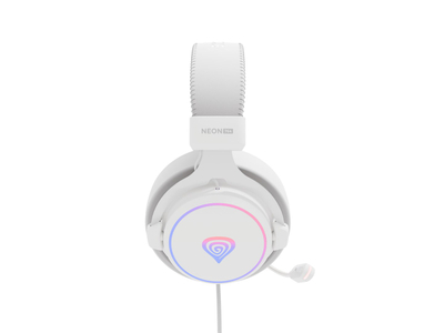 Kufje Genesis Neon 764, USB, të bardha