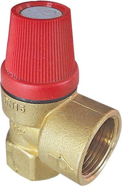 Сигурносен вентил Icma SAFETY VALVE, 1/2", 2.5 bar, метален