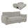Divan krevati Velar HM3305.03, 2 vende, 207x90x80cm, bezhë