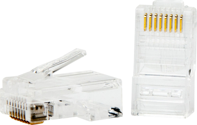 Fishe rrjeti Unitek Modular Plug RJ45 Cat 5e Y-OT18TP, 100 copa, transparente