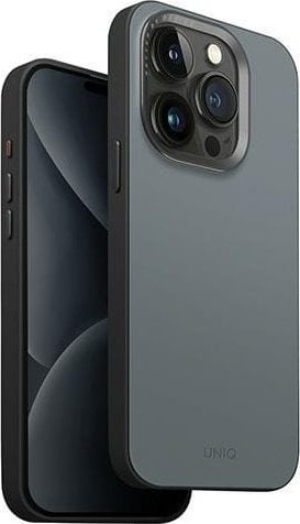 Mbulesë telefoni Uniq Lyden DS MagClick për iPhone 15 Pro Max, MagSafe, blu e zezë