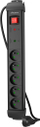 Shirit elektrik Lanberg SP1-05E-0500-BK, 5 presa, kabllo 5 m, i zi