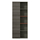 Raft librash HomeMarkt Lux Series HM2121, 80x40x190cm, ash mocha, gri