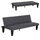 Divan krevati KORO HM3304.01, 3 vendesh, 165x75x64 cm, gri
