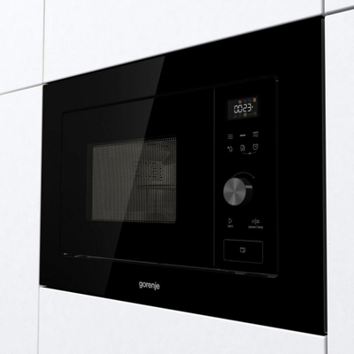 Furrë me mikrovalë inkaso Gorenje BM201AG1BG, 800W, 59.5 cm, e zezë
