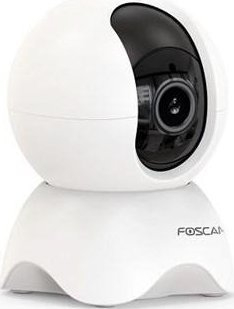 Kamerë sigurie Foscam X5, 5MP 2K, PTZ, Wi‑Fi, e bardhë