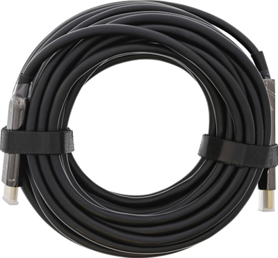 Kabllo USB InLine 64225A, USB C në HDMI, 25 m, e zezë
