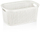 Shportë rrobash Üçsan Plastic LAUNDRY BASKET 38L KNIT M-080, 38L, plastike, e bardhë